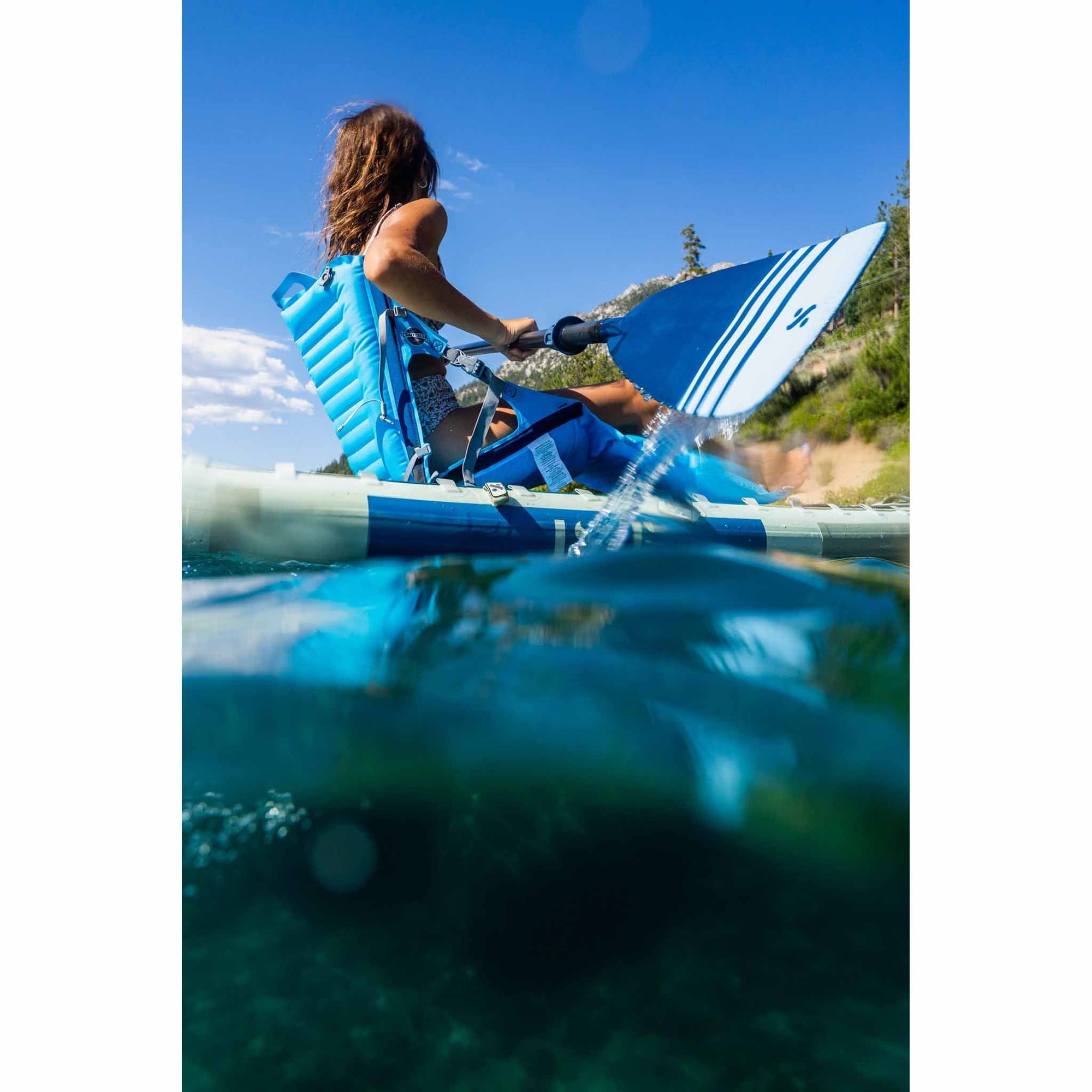 Crazy Creek | AirLounger | Camping Chair | Big Sky Blue | WildBounds
