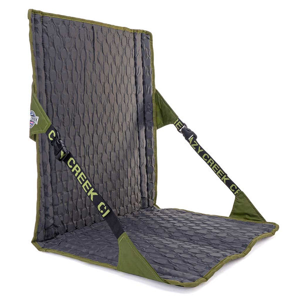 Hex 2.0 LongBack Chair Crazy Creek 1039-134 Chairs One Size / Olive/Slate Grey