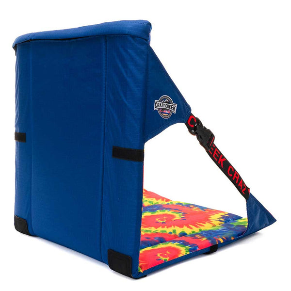 Crazy Creek | Original Chair | Portable Camping Chair | Blue/Tie