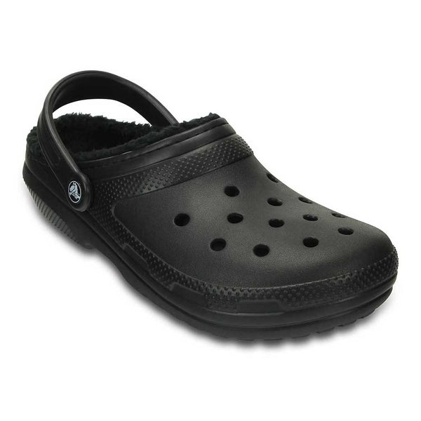 Lined Clogs Crocs Fur Lined Black Crocs Stomp Faux-fur Lining