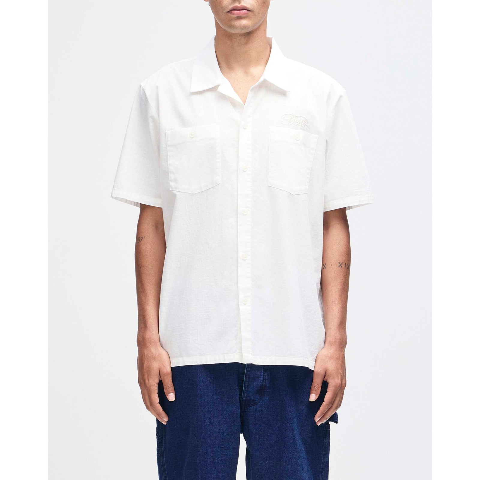 Forecourt Chambray Shirt Deus Ex Machina Men's Shirts