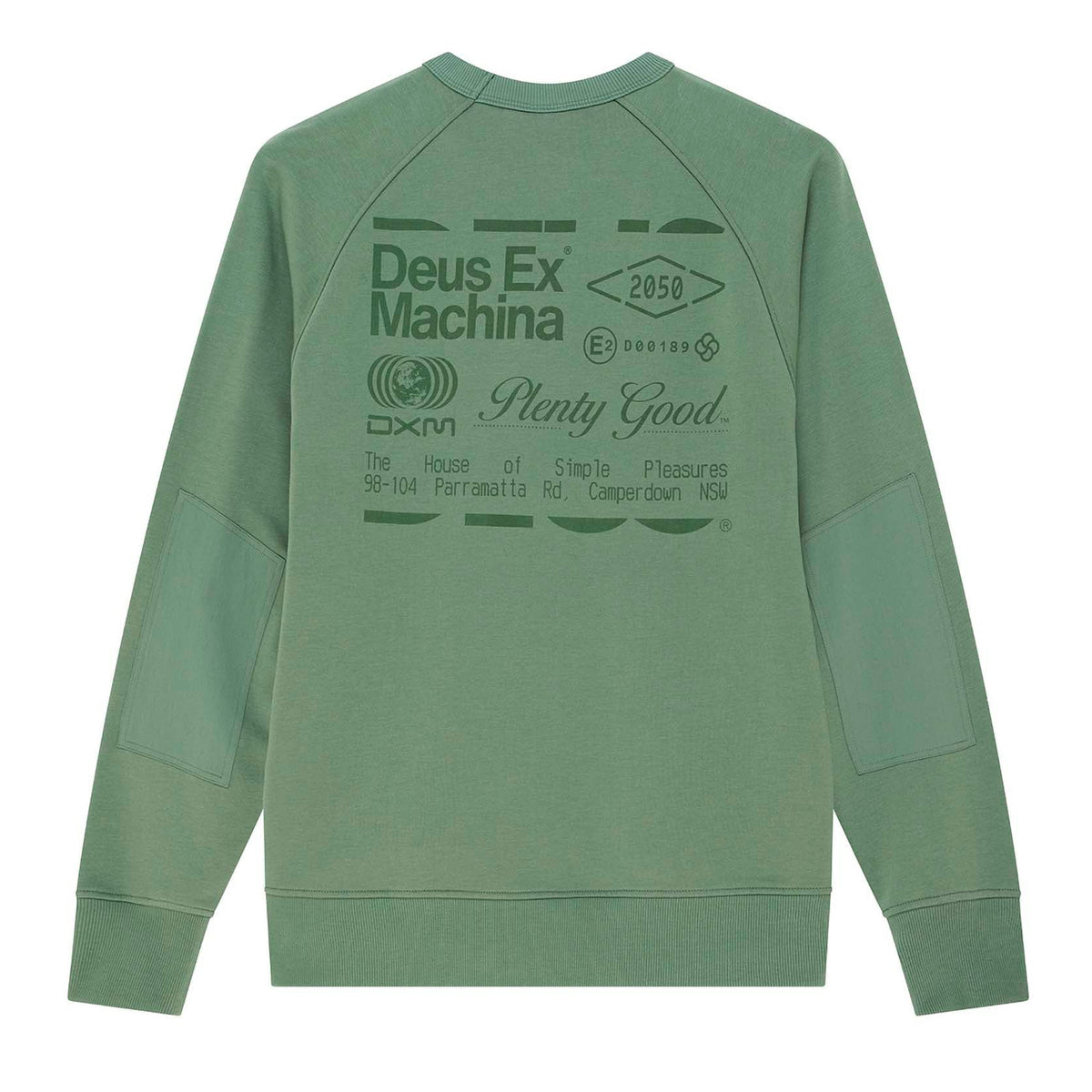 Deus Ex Machina | Plenty Good Crew | Loose Fit Sweater | Green 