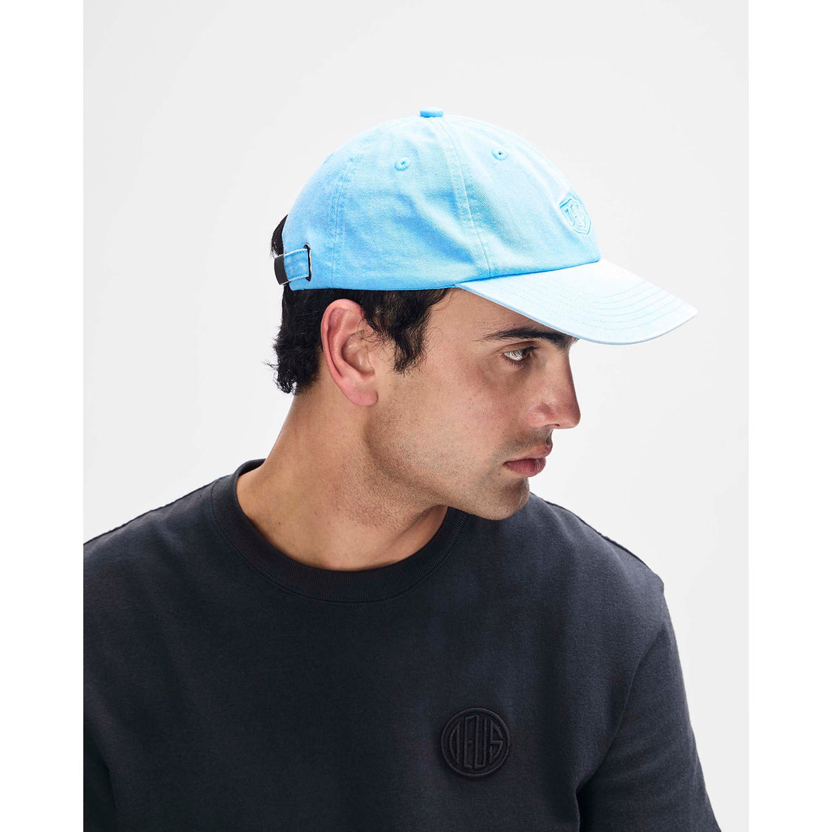 Shield Garment Dyed Dad Cap Deus Ex Machina D261MHA191059800 Caps & Hats One Size / Bonnie Blue