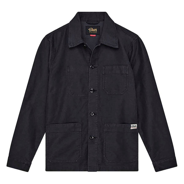 Deus Ex Machina | Speedshop Chore Jacket | Workwear Jacket | Black