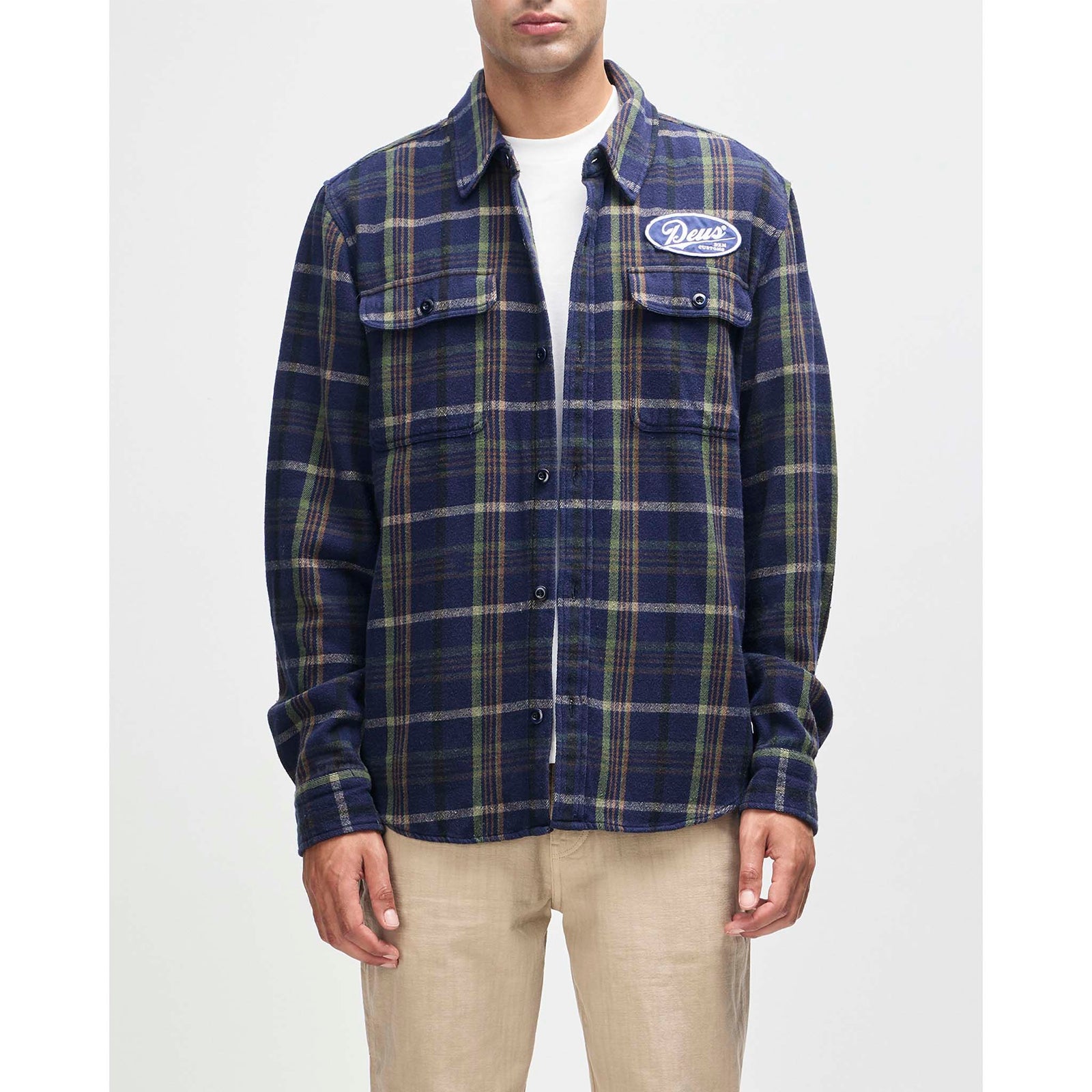 Vacay Check Shirt Deus Ex Machina Men's Shirts