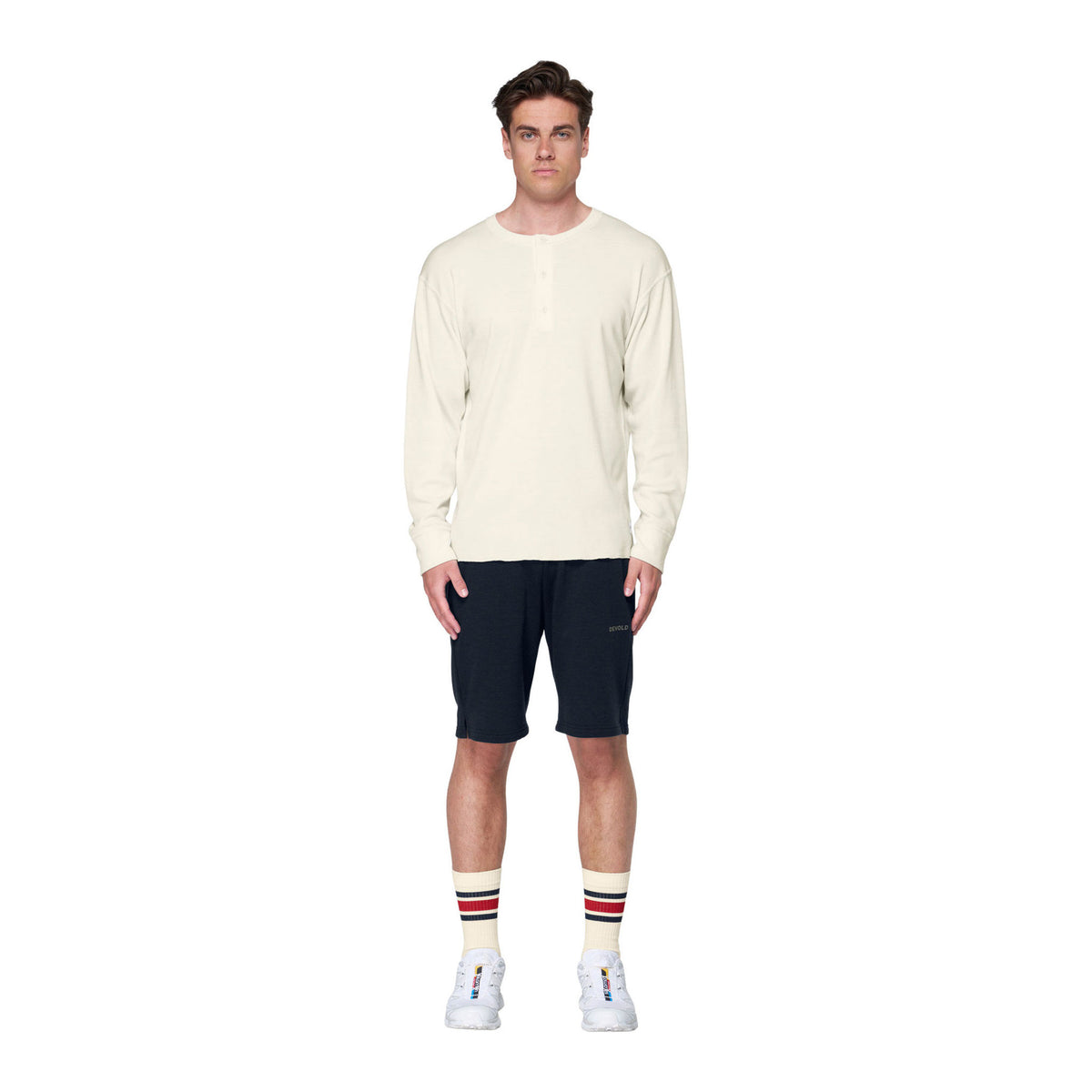 Archive Henley LS Devold Unisex Long Sleeve Tees