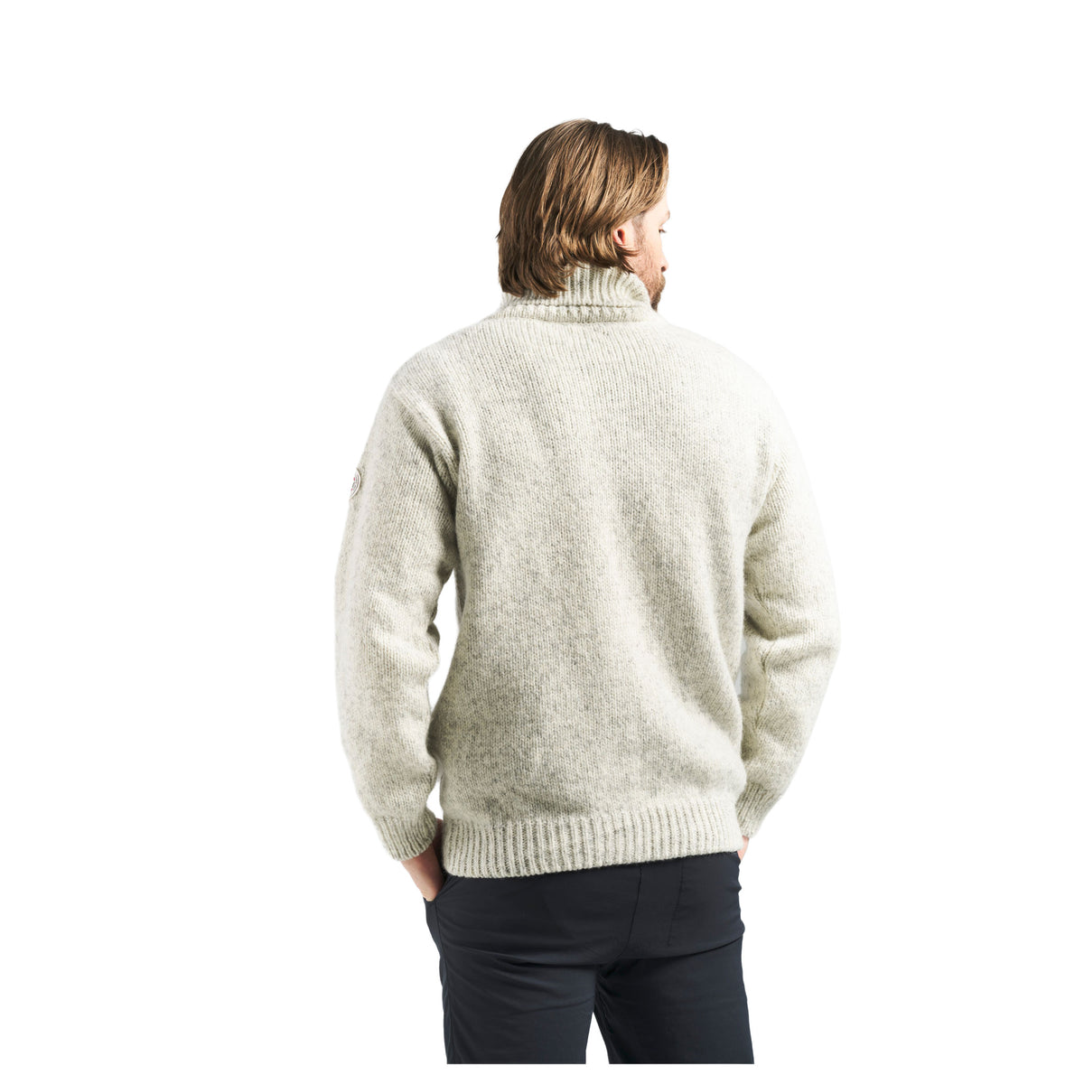 Nansen Wool Zip Neck Devold Unisex Knitted Jumpers