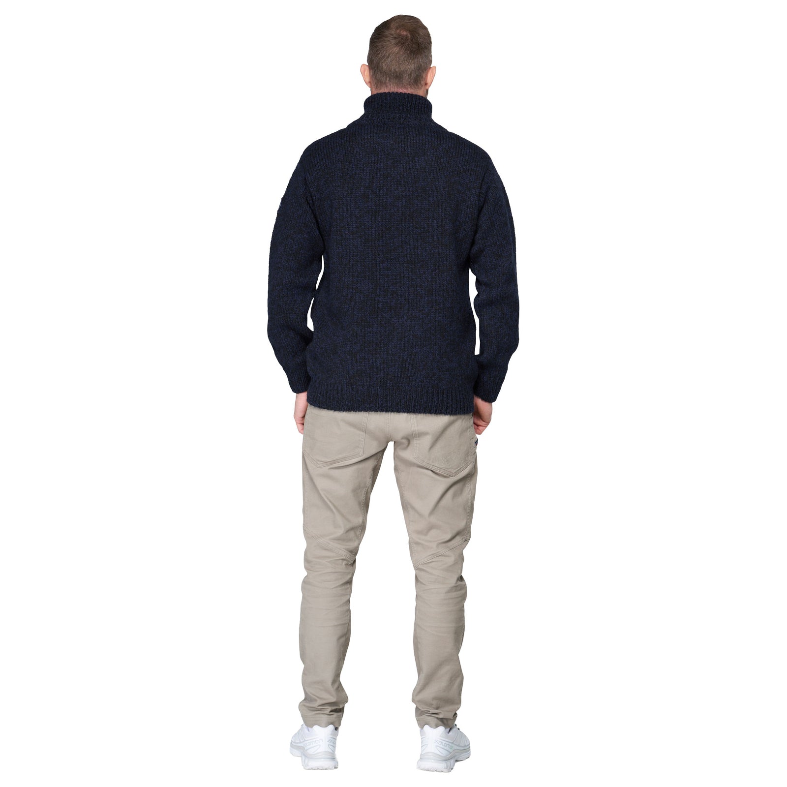 Nansen Wool Zip Neck Devold Unisex Knitted Jumpers