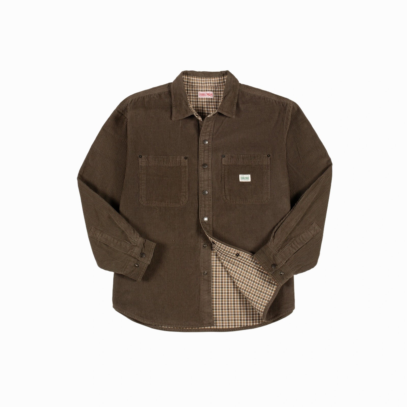 Lined Snap Overshirt | Men's Dubbleware Men's Shirts