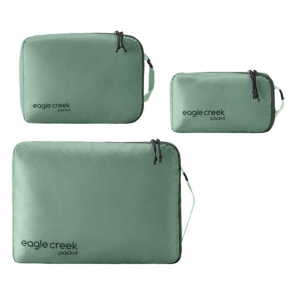 Pack-It Isolate Cube Set Eagle Creek EC050403064 Packing Cubes 3 Pack / Willow