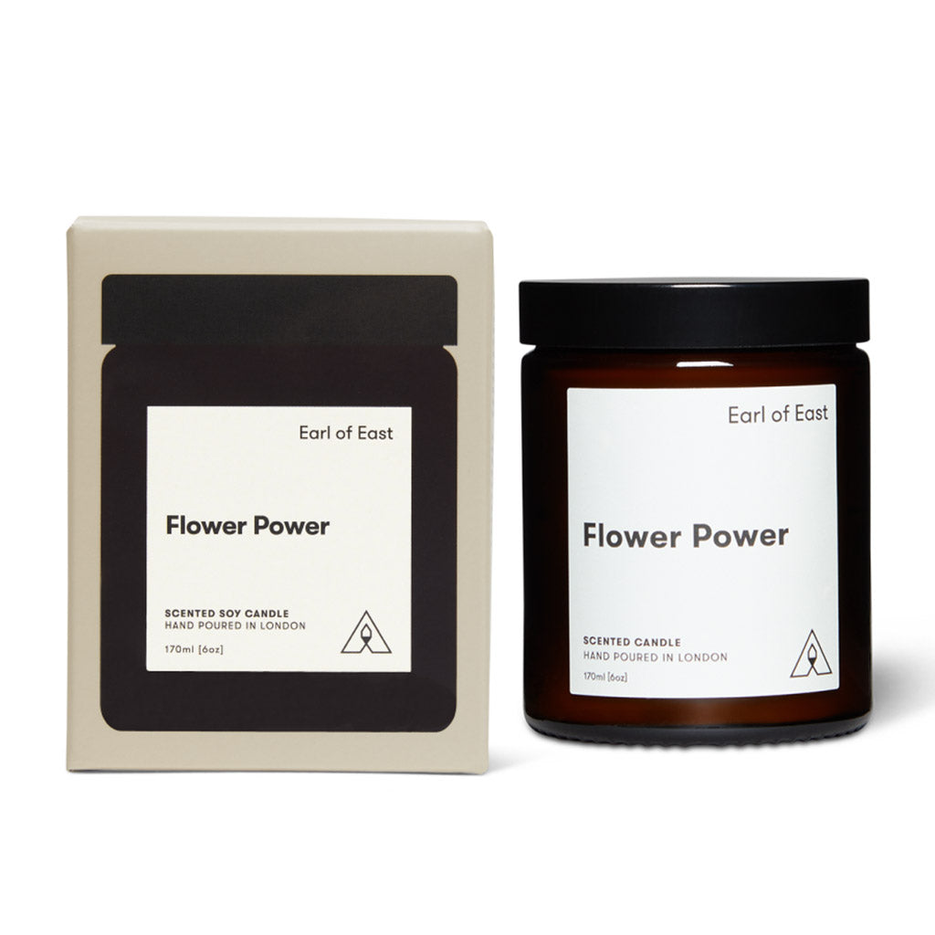 Soy Wax Candle | Flower Power Earl of East Candles