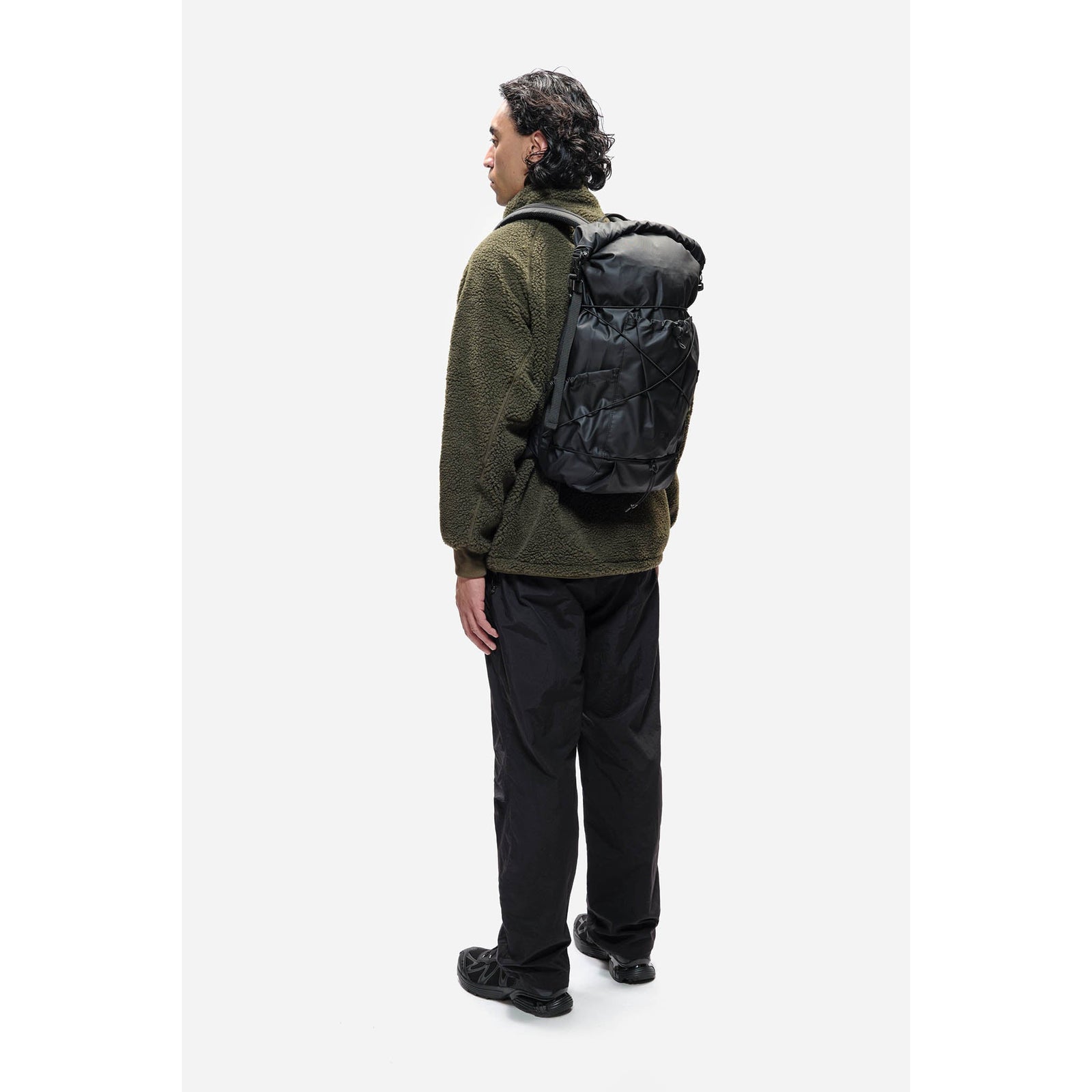 Buckden Roll Top Backpack Elliker 34052-BLACK Backpacks 24L / Black