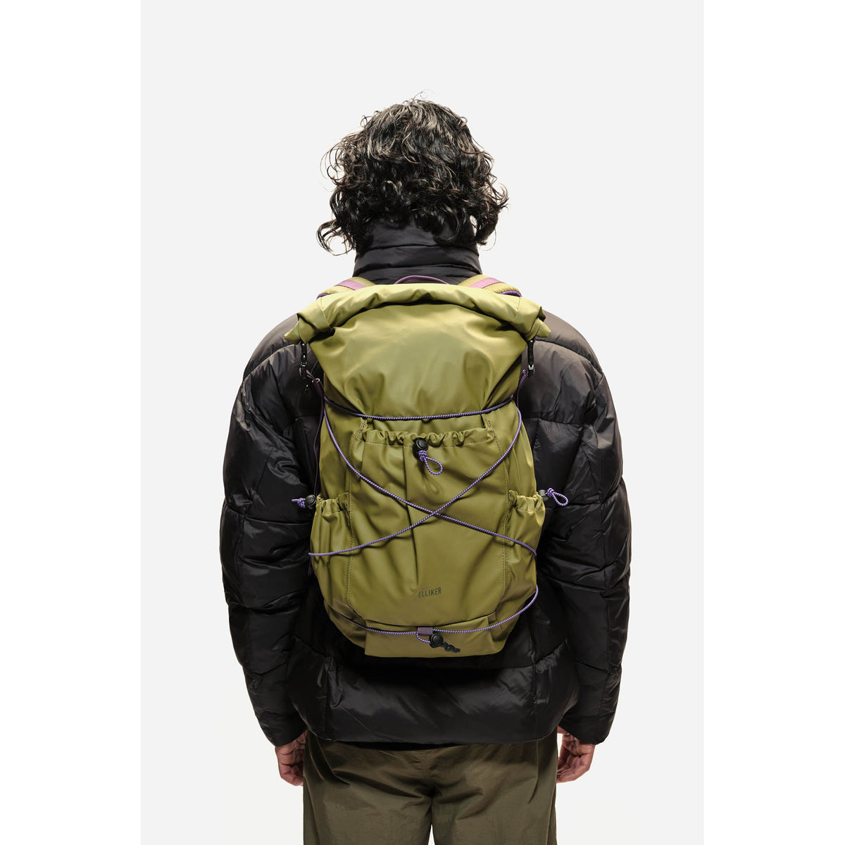 Buckden Roll Top Backpack Elliker 34052-KHAKI Backpacks 24L / Khaki
