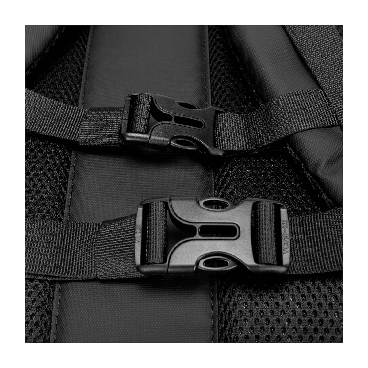 Dayle Roll Top Backpack Elliker 34001-BLACK Backpacks 21L / Black