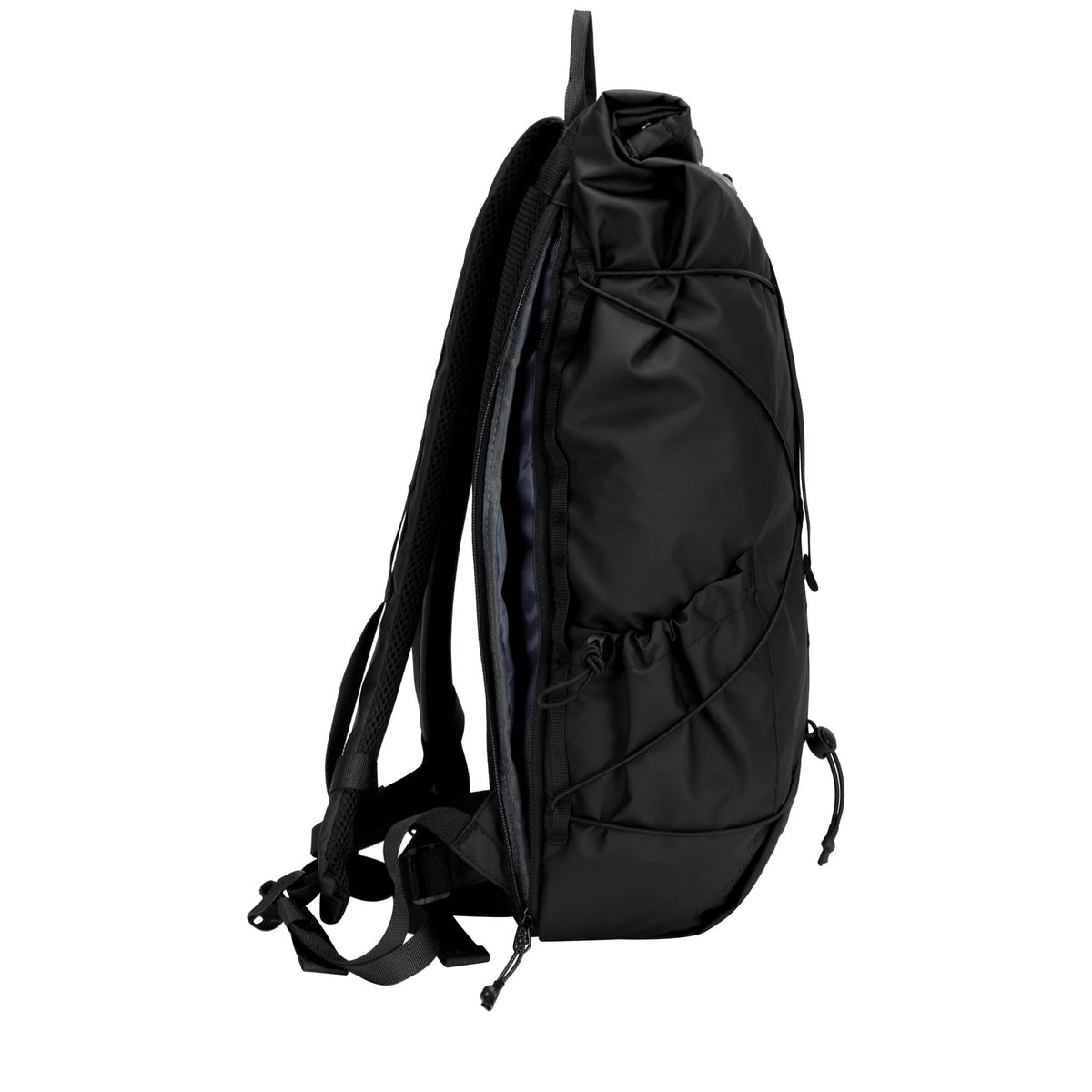 Dayle Roll Top Backpack Elliker 34001-BLACK Backpacks 21L / Black