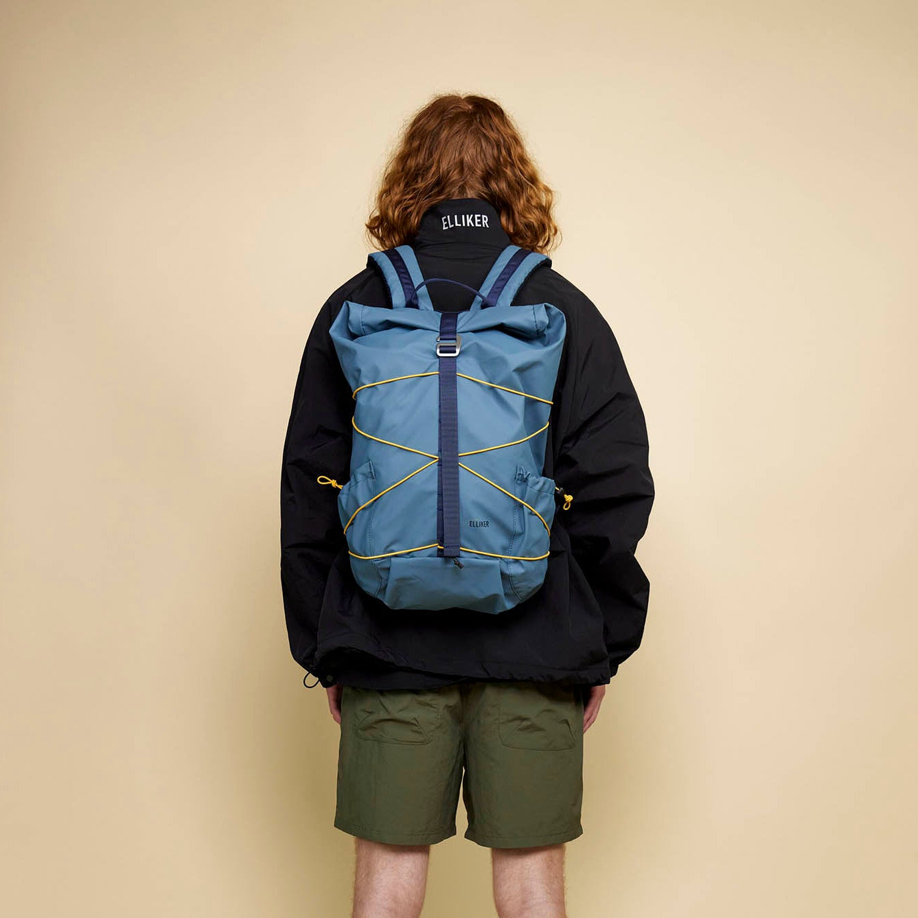 Dayle Roll Top Backpack Elliker 34001-STEELBLUE Backpacks 21L / Steelblue