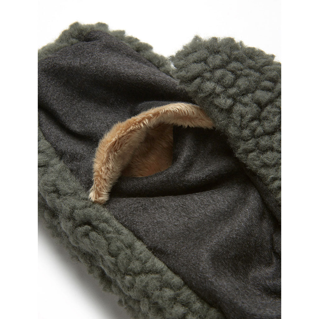Mittens Inflation Elmer | Deep Pile Mittens | Wool Mitts | Khaki | WildBounds