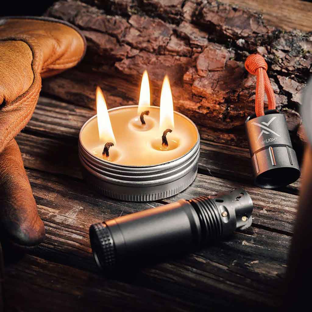 titanLIGHT Lighter Exotac TITANLIGHT-GUN Firestarters One Size / Gunmetal