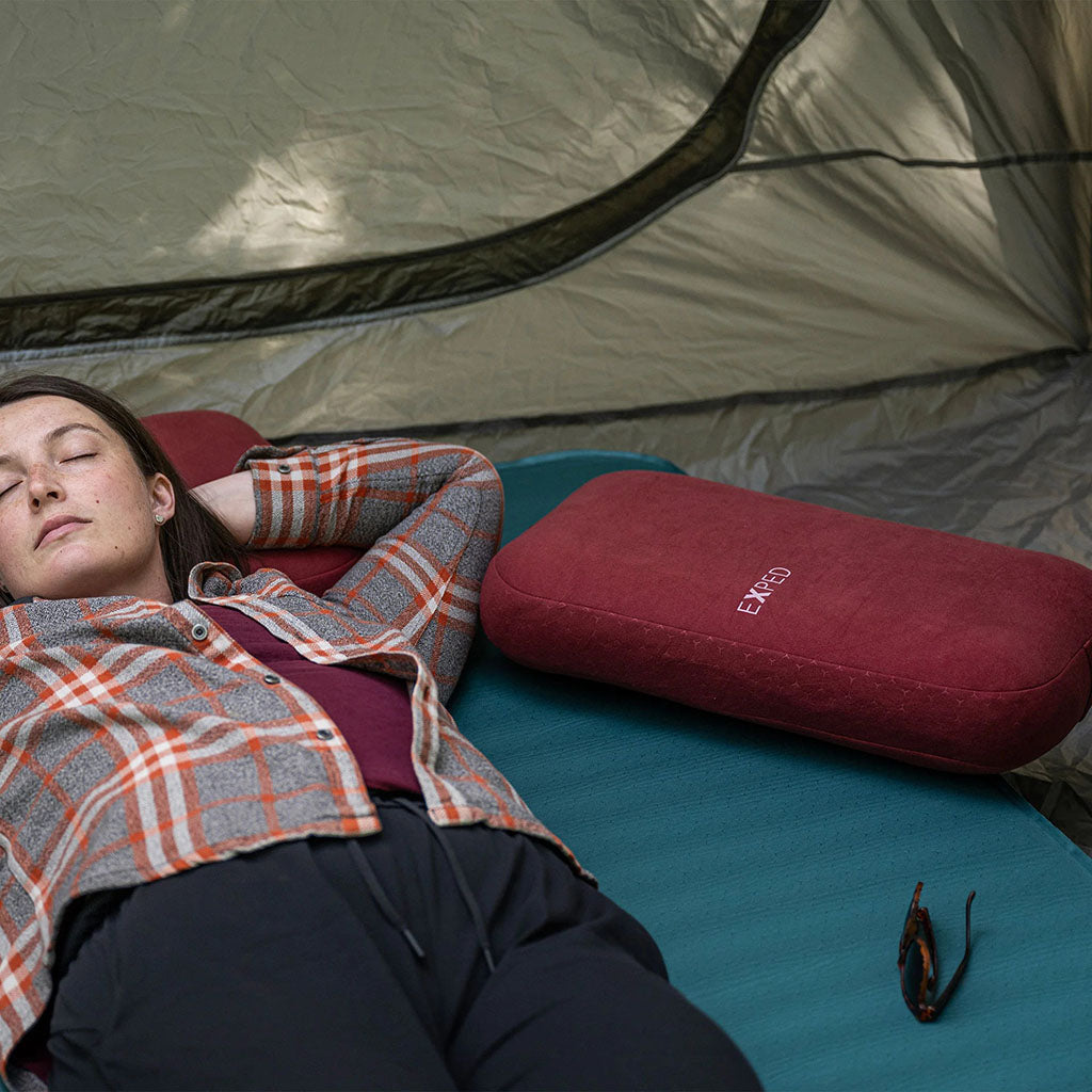 Mega Pillow Exped X7640277-846722 Camping Pillows One Size / Burgundy