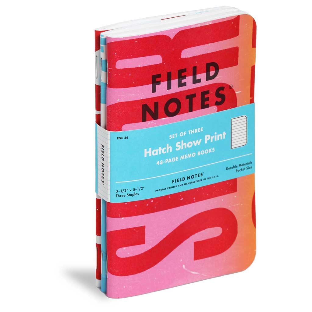 Field Ruled Paper Field Notes | Hatch Ruled Paper (3-Pack) | Quality Notebook - WildBounds