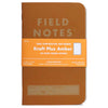 Kraft Plus (2-Pack) Field Notes FNC-57a Notebooks One Size / Amber