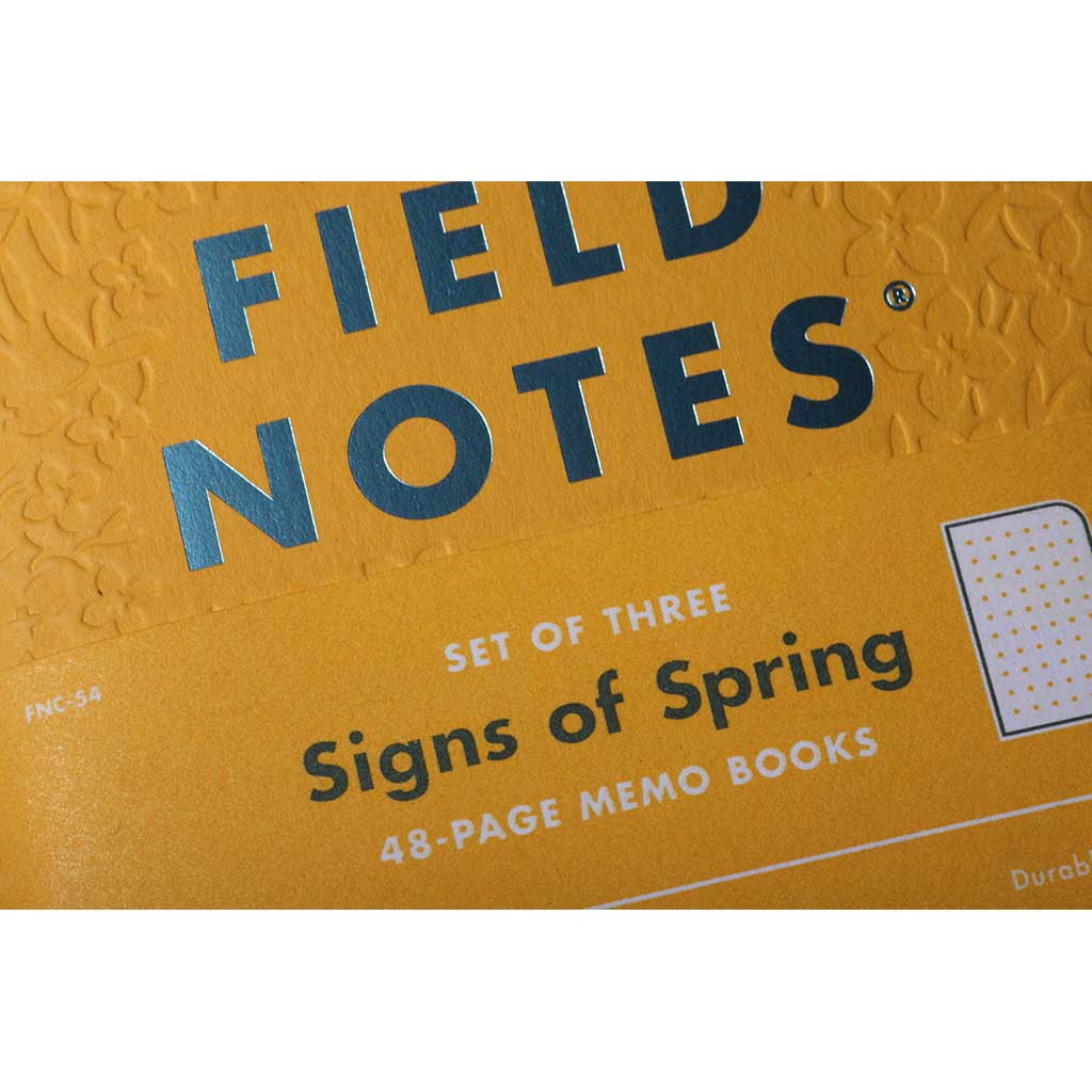 Field Notes | Signs of Spring Dot-Graph Paper (3-Pack) | Quality ...