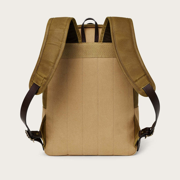 Filson | Journeyman Backpack | Waxed Cotton Daypack | Tan | WildBounds