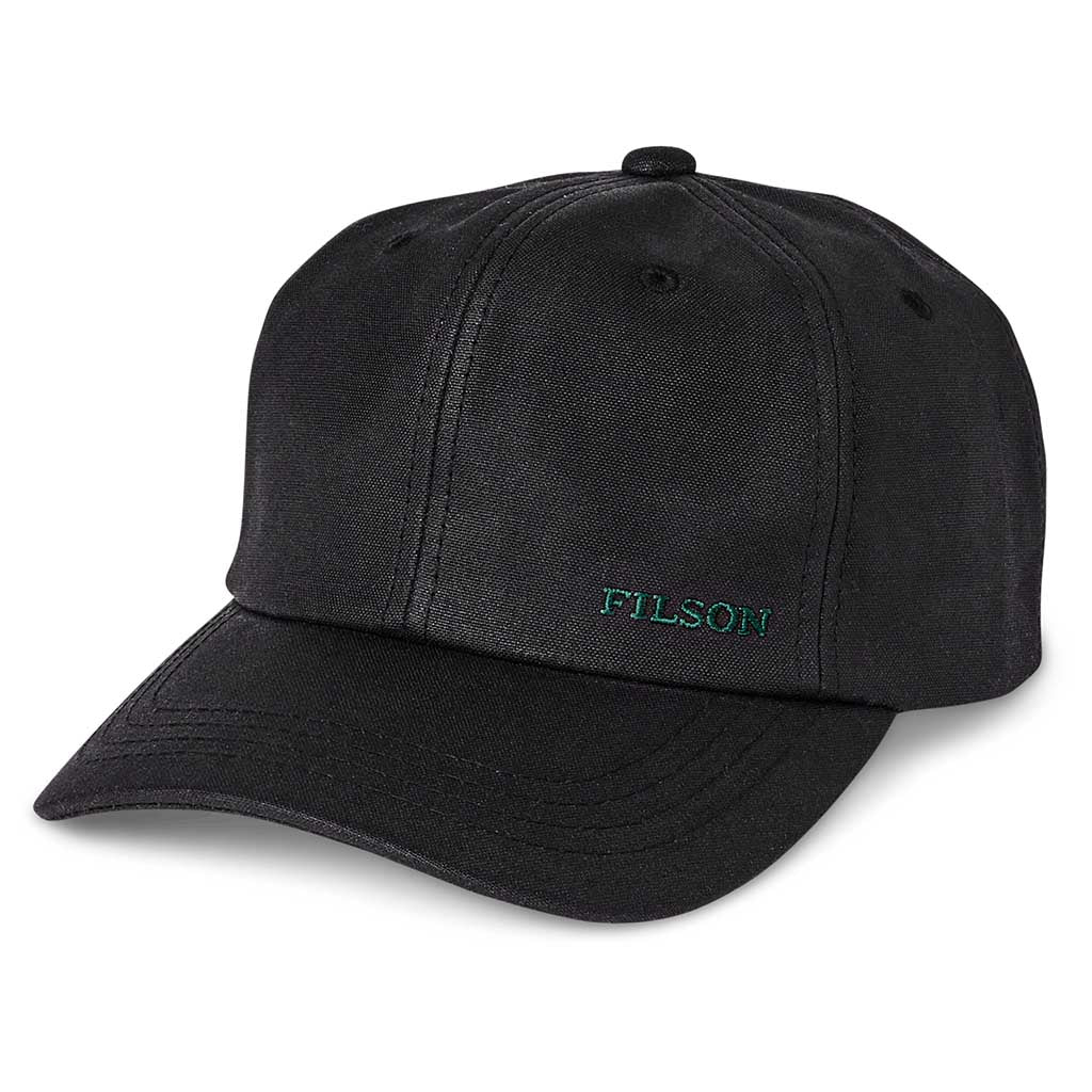 Oil Tin Low-Profile Cap Filson FMACC0145-001 Caps &amp; Hats One Size / Black