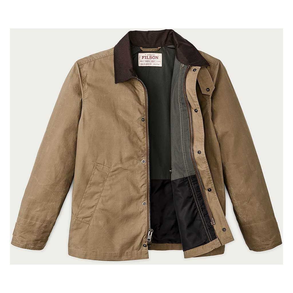 Filson Ranger Short Cruiser Filson | Ranger Short Field Jacket | Dry Wax Jacket | Dark Beige ...