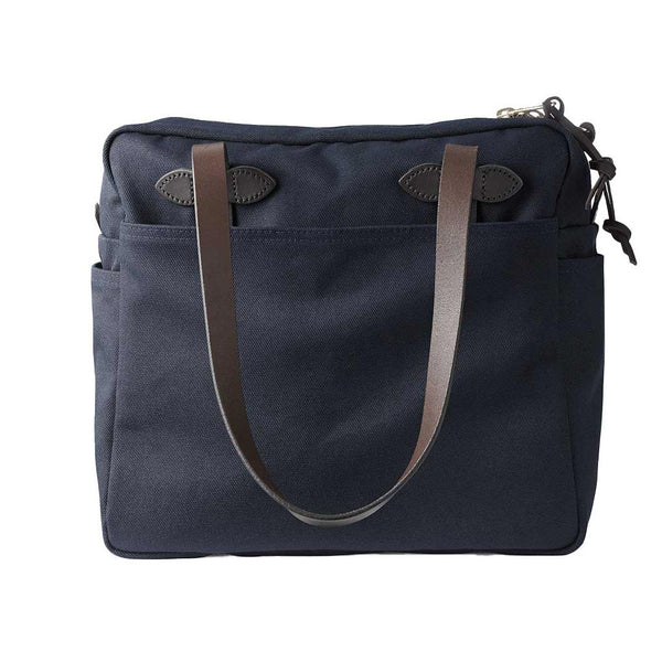 Rugged Twill Tote Bag with Zipper Filson FMBAG0005-410 Tote Bags 25L / Navy/Northwest