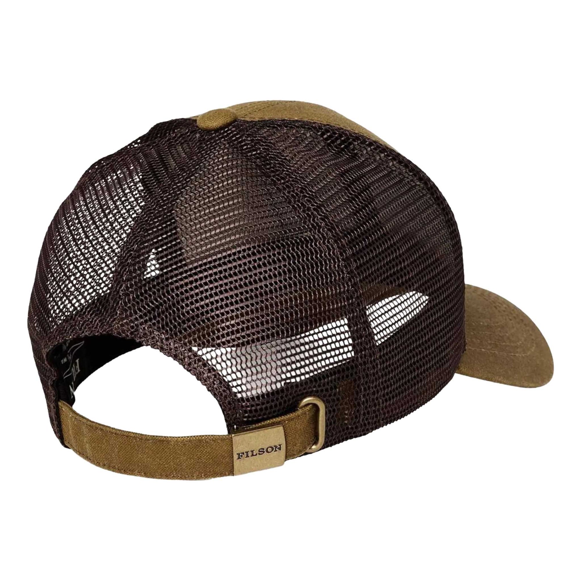 Filson | Scenic Waxed Logger Mesh Cap | Canvas Trucker Cap | Dark