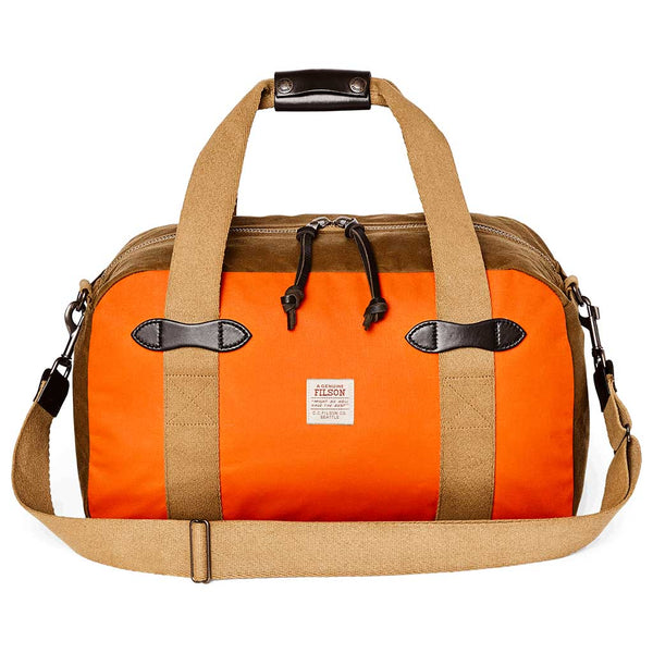Filson | Tin Cloth Duffle Bag | Premium Weekend Bag | Dark Tan