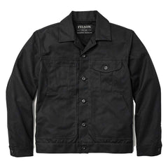 Filson | Tin Cloth Short Lined Cruiser | Waxed Jacket | Black