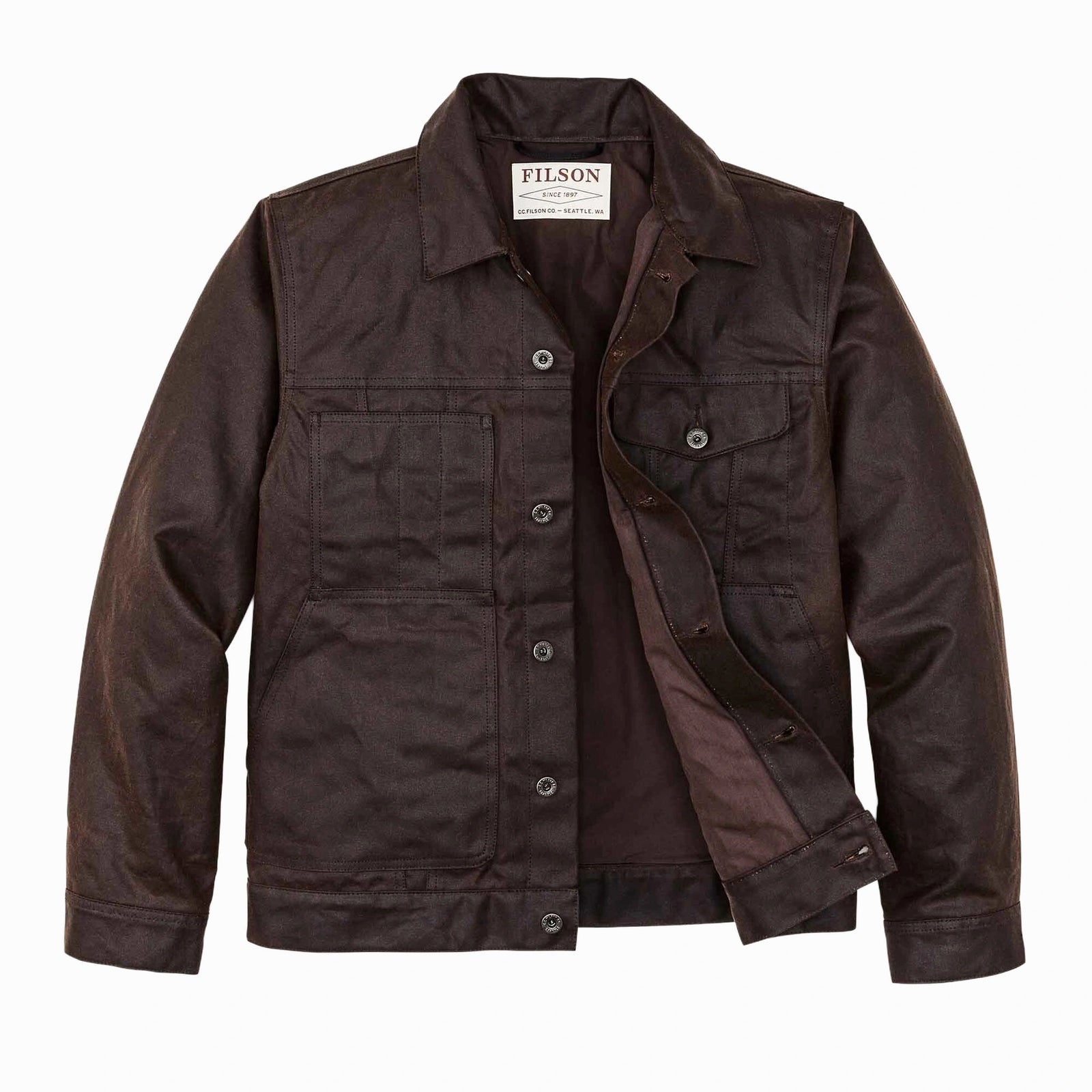 Tin Cloth Short Lined Cruiser Filson Men's Jackets