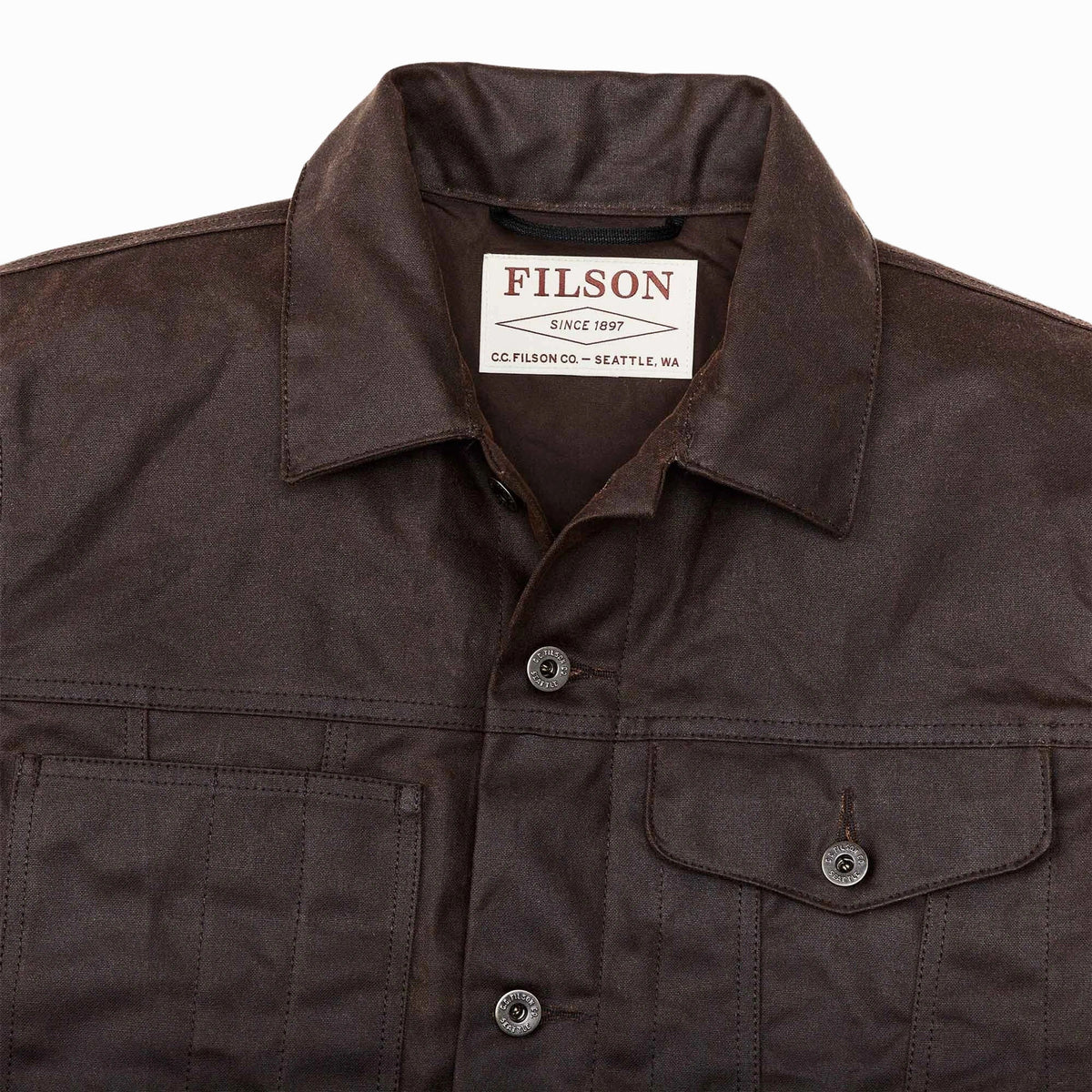 Tin Cloth Short Lined Cruiser Filson Men's Jackets