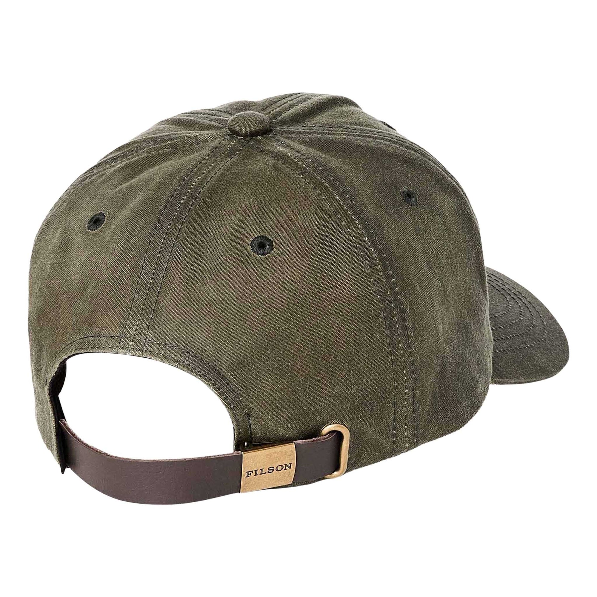 Filson | Waxed Low-Profile Logger Cap | Tin Cloth Work Cap | Otter