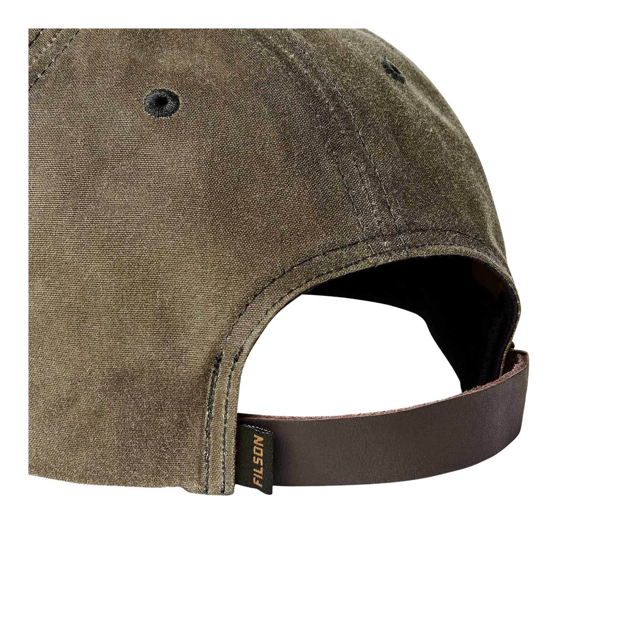 Filson | Waxed Low-Profile Logger Cap | Tin Cloth Work Cap | Otter