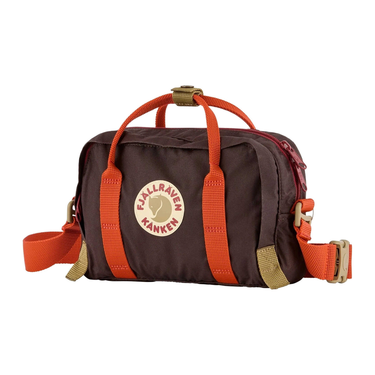 Kånken Koncept Crossbody Fjällräven 23200434-294-333 Crossbody Bags 4L / Black Oak/Rowan Red