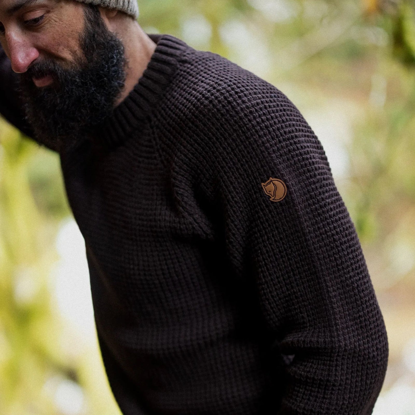 Övik Waffle Knit | Men's Fjällräven Men's Knitted Jumpers