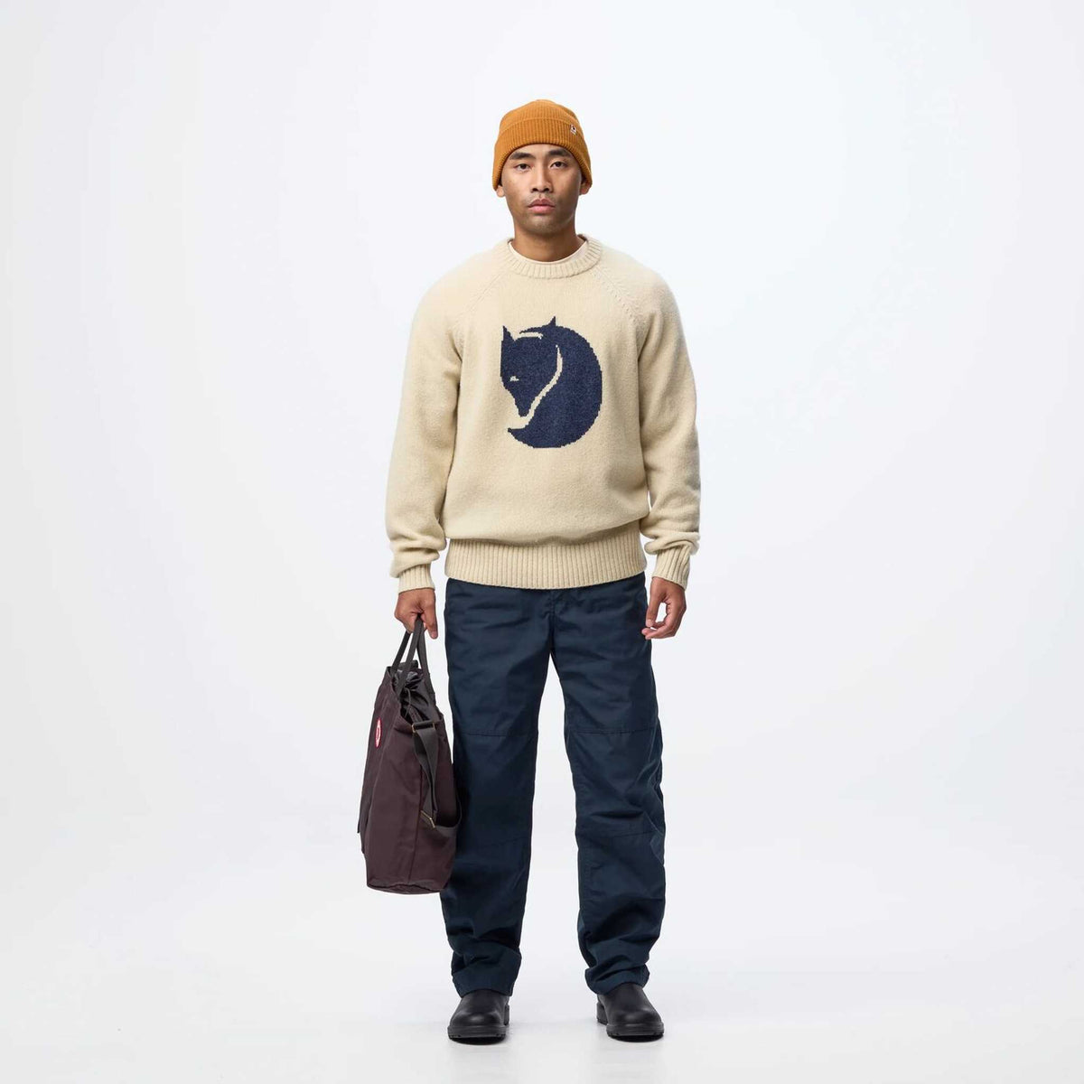 Fjällräven Logo Knit Sweater | Men's