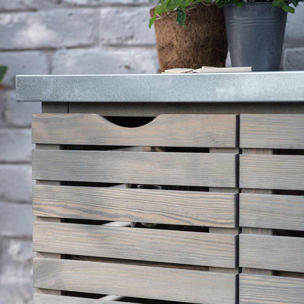 Garden Trading | Aldsworth Slatted Storage Unit | Outdoor Storage Unit ...