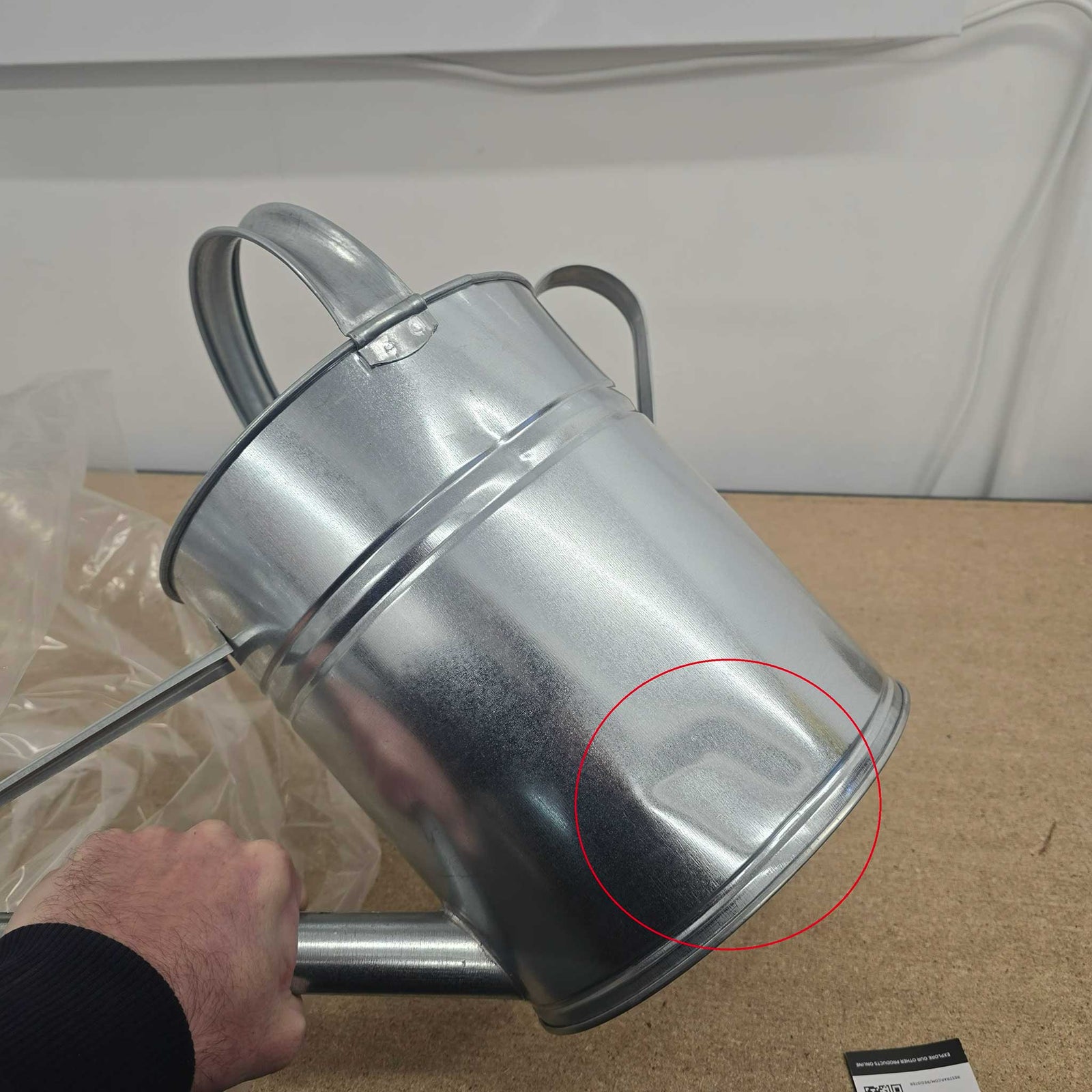 Classic Watering Can | SMALL DEFECT SALE Garden Trading SDS2-WCGS03 Watering Cans 10L / Silver