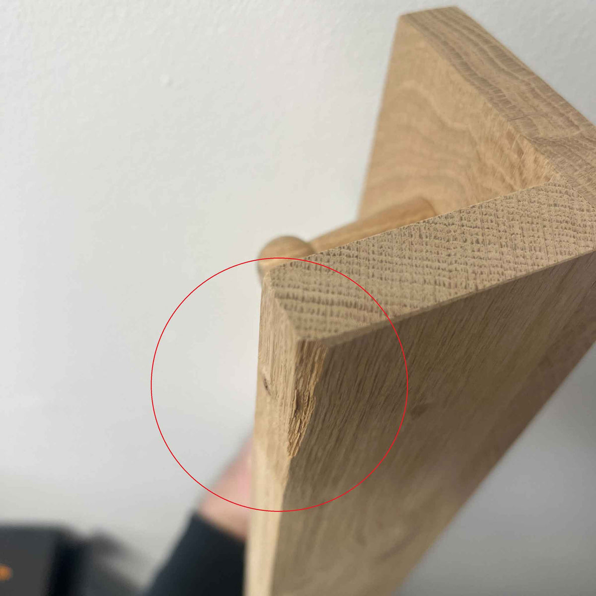 Hambledon Peg Shelf | SMALL DEFECT SALE Garden Trading SDS2-HPOA02 Shelves Large - 6 pegs / Oak