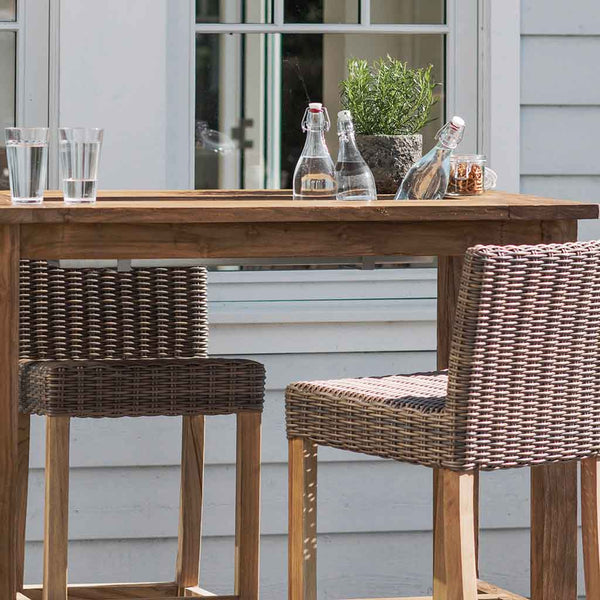 Garden Trading Lymington Bar Stool Outdoor Bar Stool