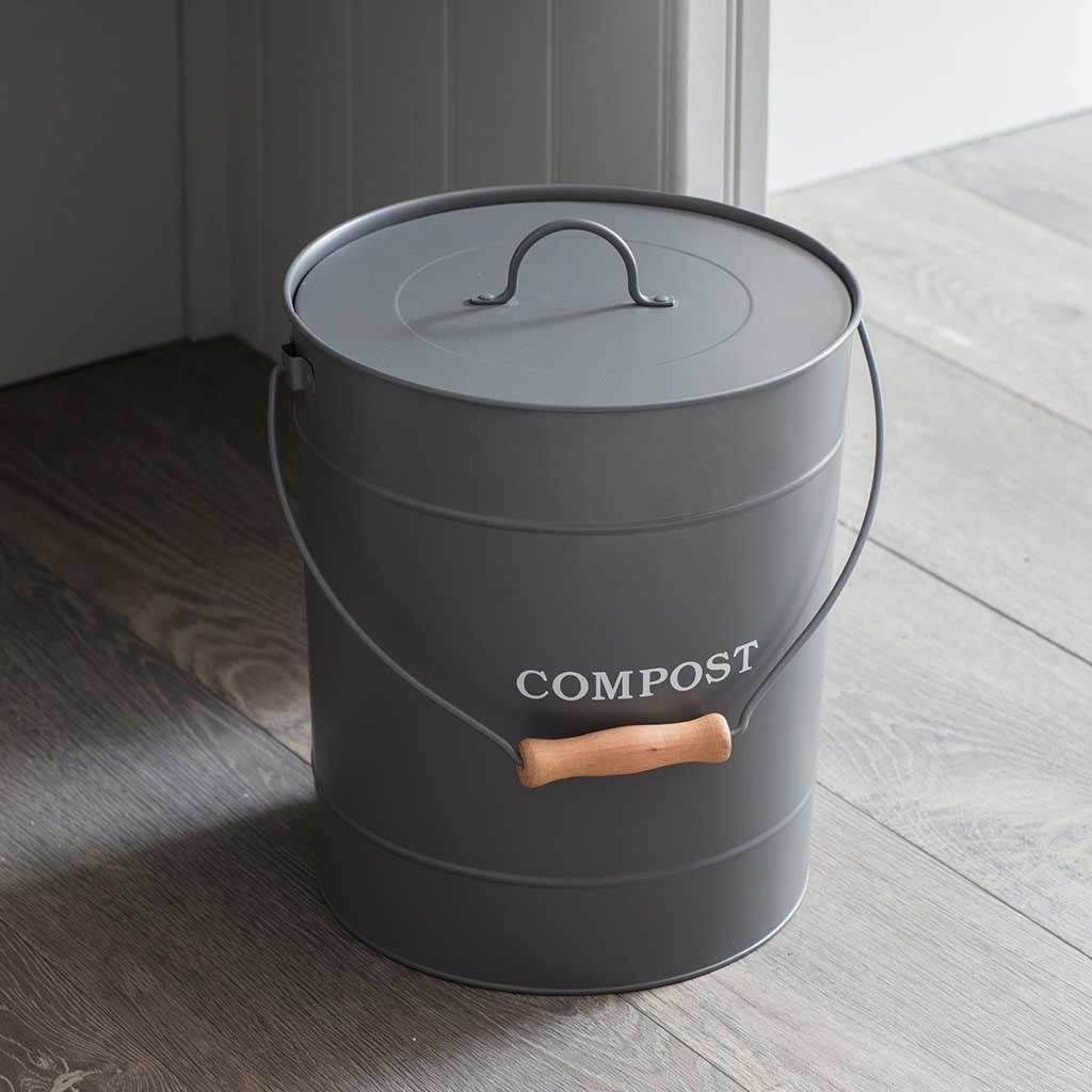 Garden Trading | Original Compost Bucket | Compost Bin | Charcoal ...
