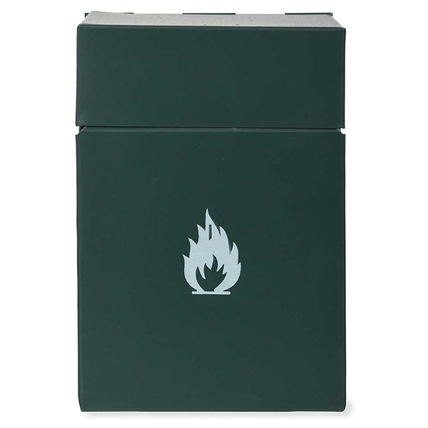 Original Firelighter Box Garden Trading FLFG02 Fireside Tools One Size / Forest Green