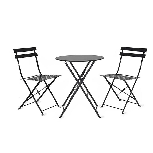 Rive Droite Bistro Set Garden Trading RDCN02 Outdoor Dining Sets Small / Carbon