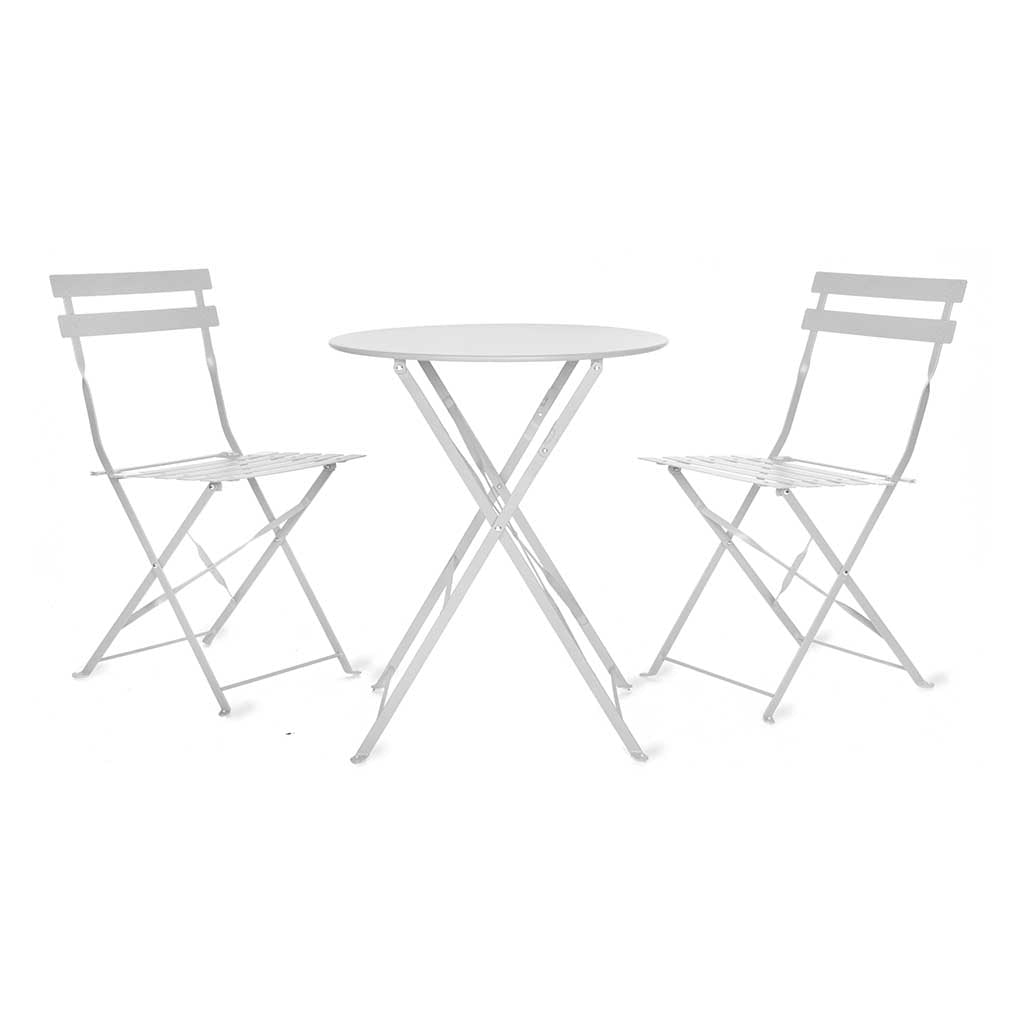 Rive Droite Bistro Set Garden Trading RDCH01 Outdoor Dining Sets Small / Chalk