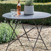 Rive Droite Bistro Table Garden Trading BTCN02 Outdoor Dining Tables Large / Carbon