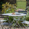 Rive Droite Bistro Table Garden Trading BTCH01 Outdoor Dining Tables Large / Chalk
